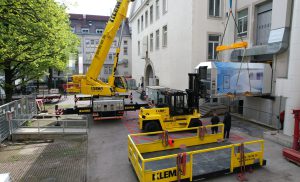Klema Maschinenverlagerung