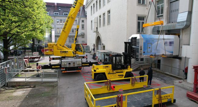 Klema Maschinenverlagerung